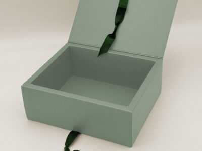 galeria karton szalagos peremes doboz nyitott